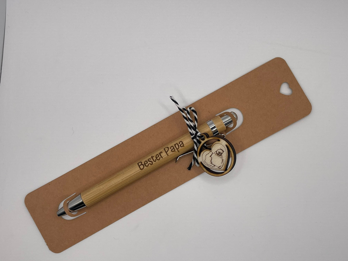 ✍️ Kugelschreiber „Bester Papa“ – Schreiben mit Herz 💙
