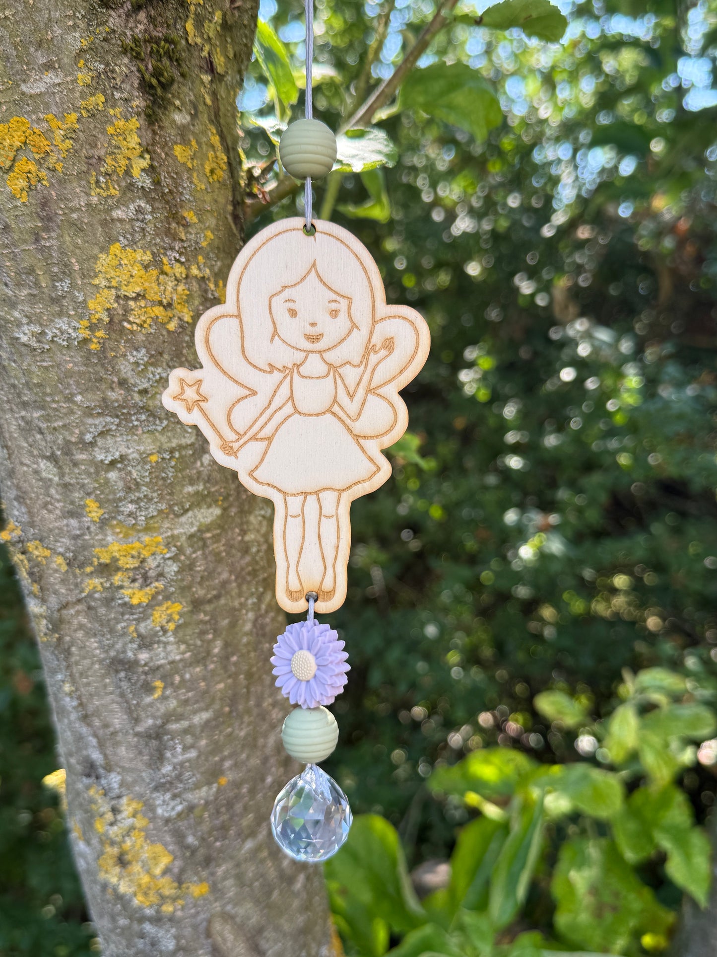 🧚♀️✨ Holz-Fee „Sternenglanz“