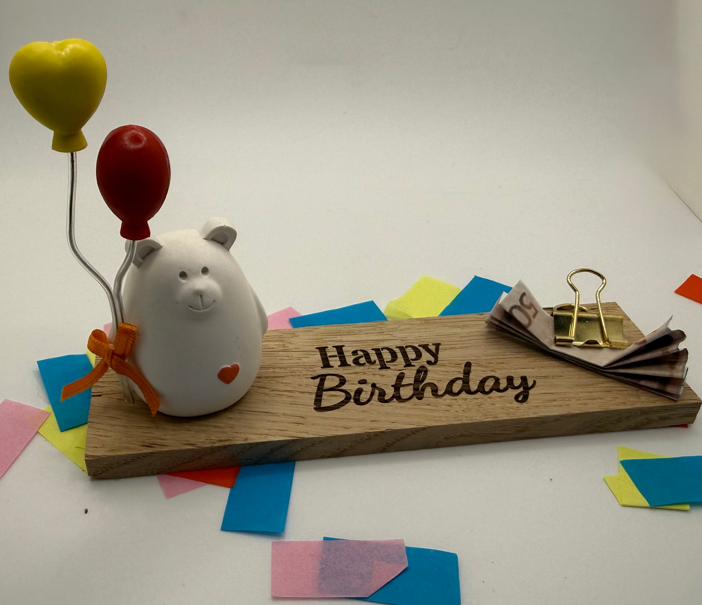 🎈 Geburtstagsbärchen – Geld & Grüße mit Herz verschenken 🎈