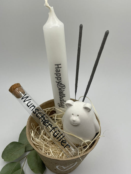 🎁 Geschenkbecher „Happy Birthday Bär“ – Süßer Geburtstagsgruß mit Charme