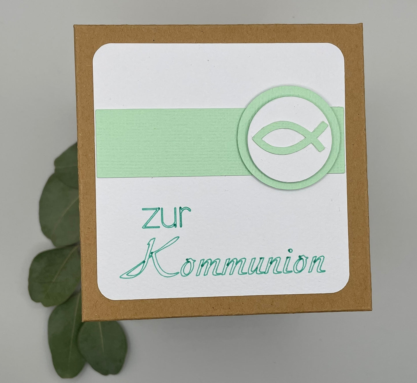 🎁 Explosionsbox „Zur Kommunion“ – Gutschein- & Geldgeschenkbox