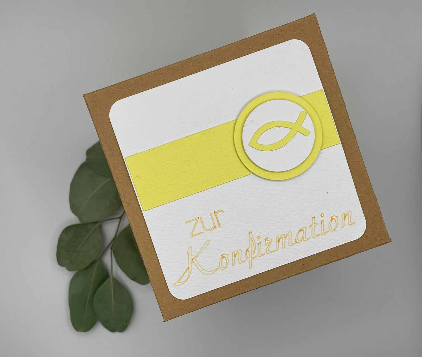 🎁 Explosionsbox „Zur Konfirmation“ – Gutschein- & Geldgeschenkbox