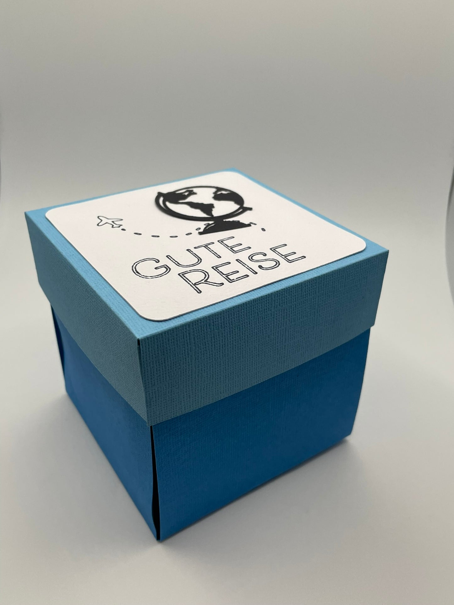 ✈️ Explosionsbox „Gute Reise“