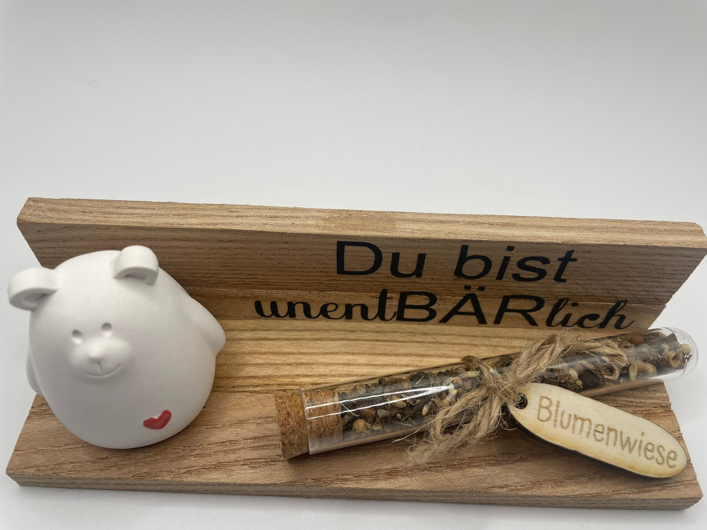🐻 Geschenk-Set „Du bist unentBÄRlich“ mit Blumenwiese 🌸