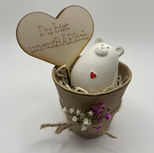 🐻 „Du bist unentBÄRlich“ – Liebe in einem Töpfchen 💕