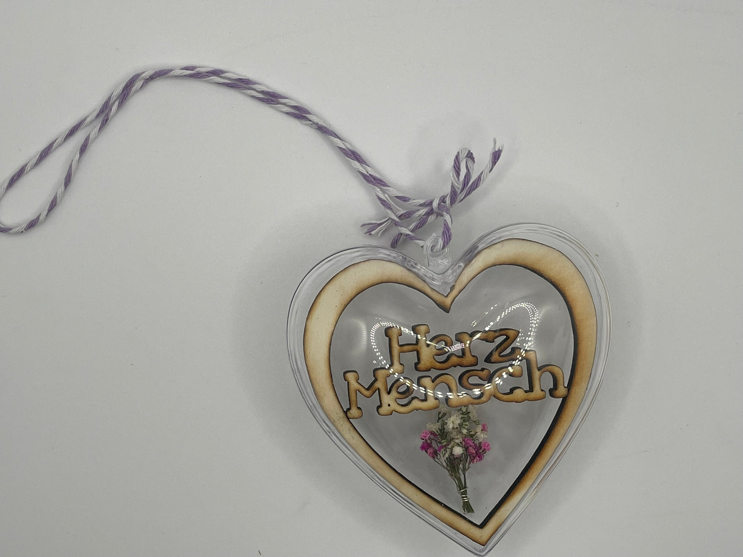 💖 „Herzmensch“ – Dekoratives Herz zum Verschenken 💐