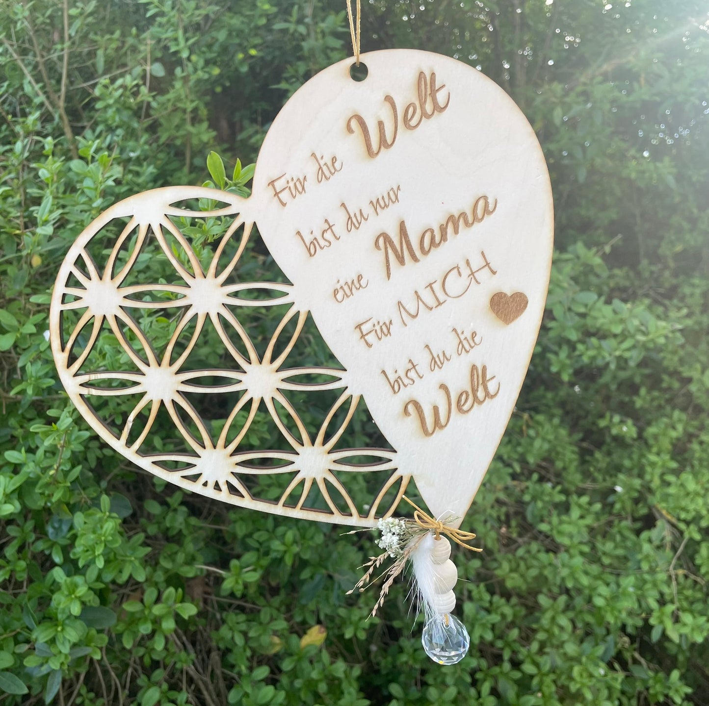☀️ Sonnenfänger „Herz Muttertag“ 💖