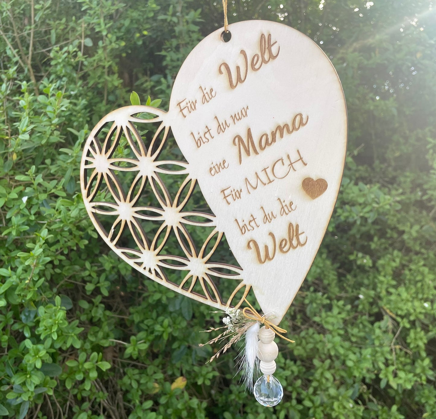 ☀️ Sonnenfänger „Herz Muttertag“ 💖