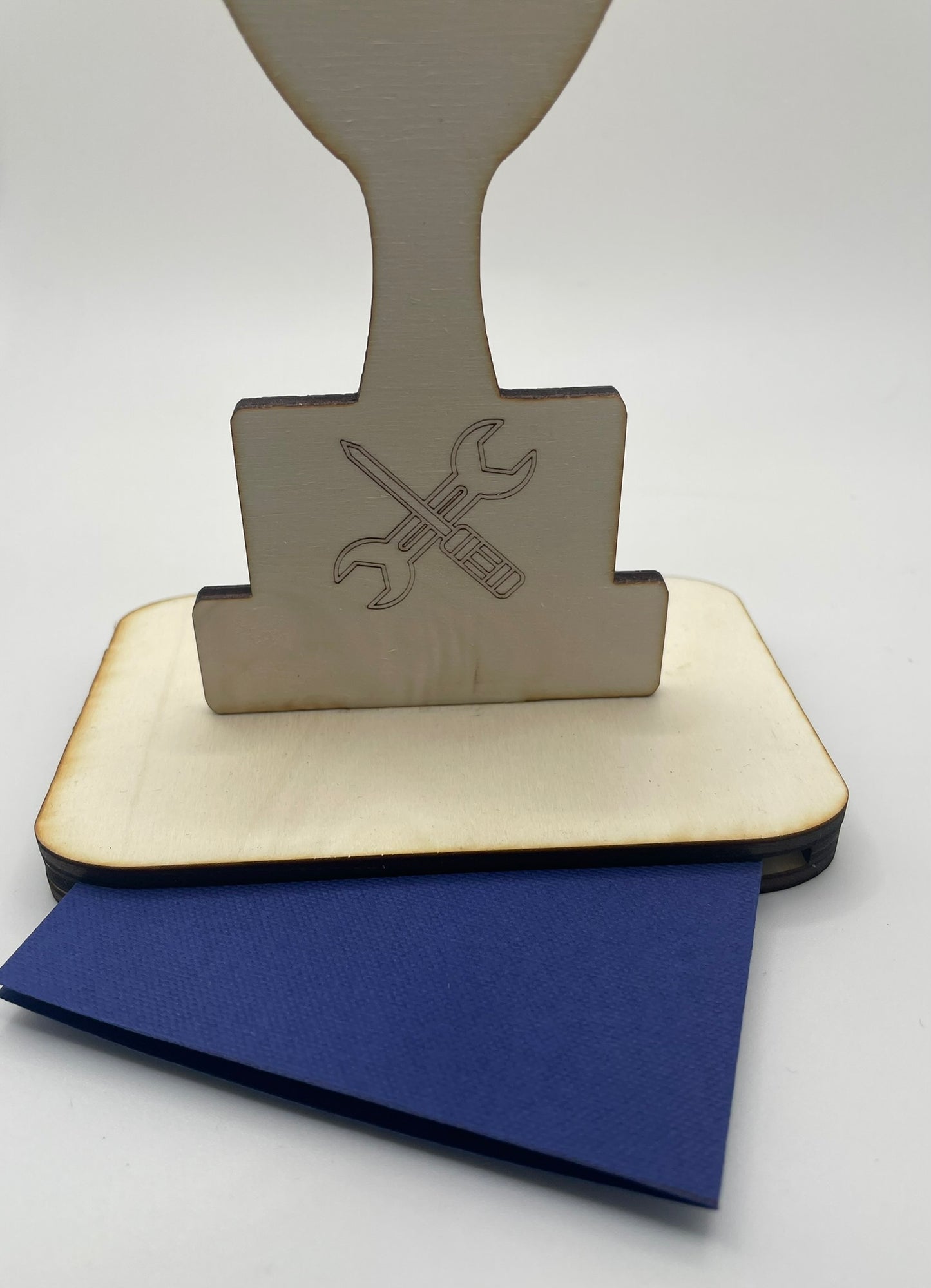 🏆 Holz-Trophäe „Bester Papa“