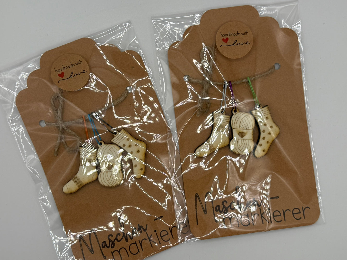 🧶 „Maschenmarkierer – Sockenliebe (Set)“