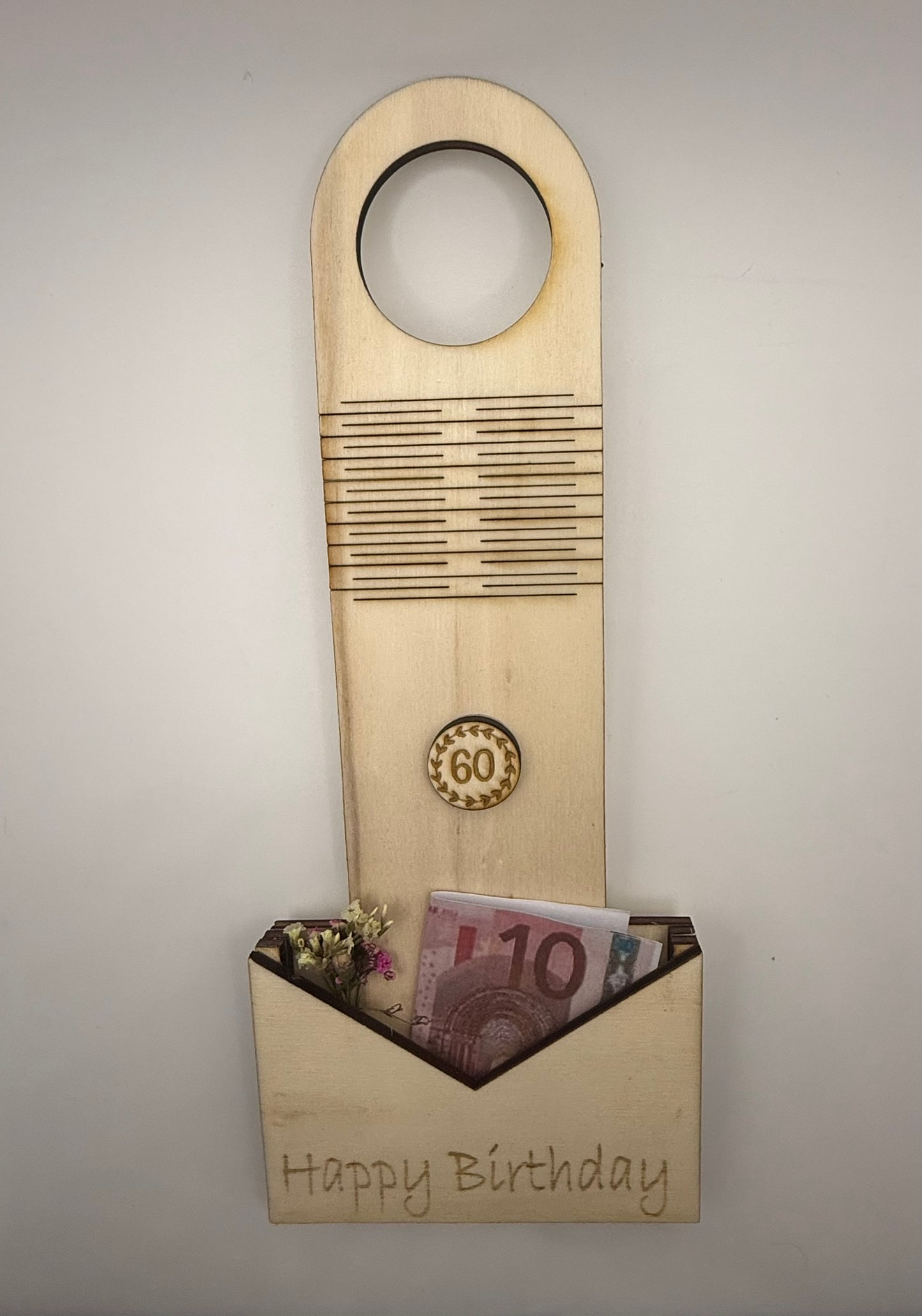 Flaschenanhänger „Happy Birthday“