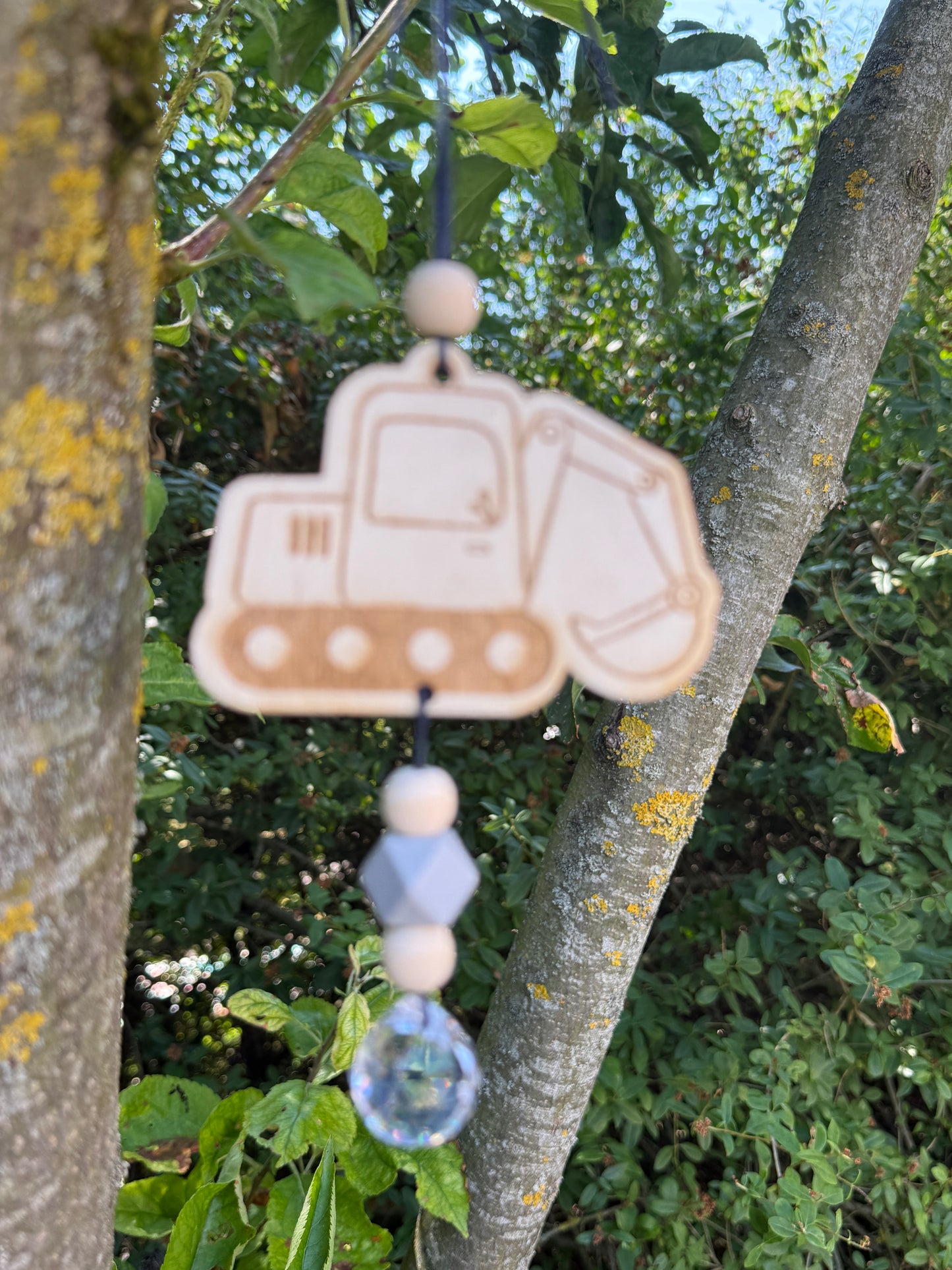 🚜💛 Holz-Bagger „Baumeister“