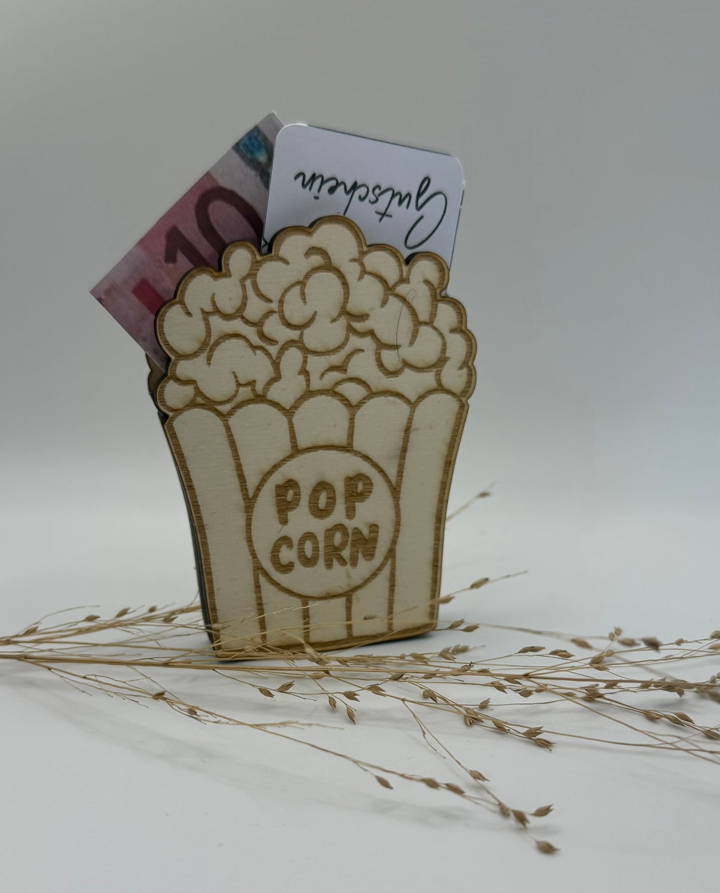 „Popcorn & ein paar Kröten“ – Kreatives Mini-Geldgeschenk für Kinogutscheine & Co 🎬💶