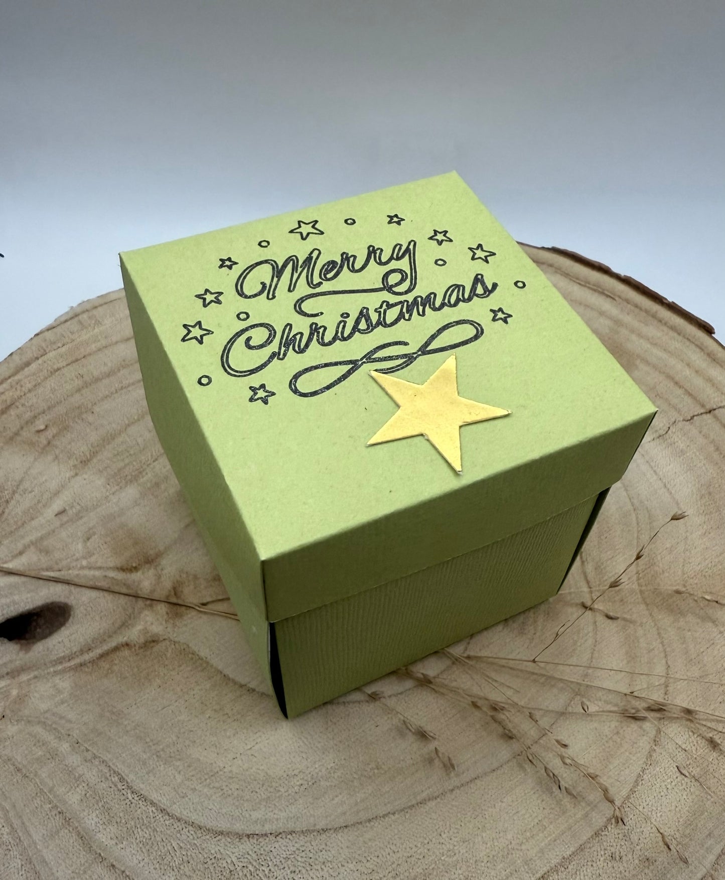 Geschenkbox „Merry Christmas“ – Stilvolle Weihnachtsbox für kleine Aufmerksamkeiten 🎄✨
