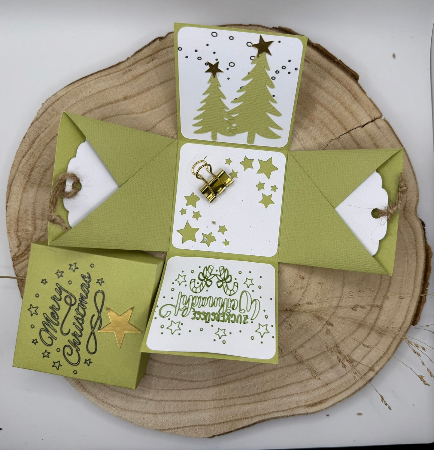 Geschenkbox „Merry Christmas“ – Stilvolle Weihnachtsbox für kleine Aufmerksamkeiten 🎄✨