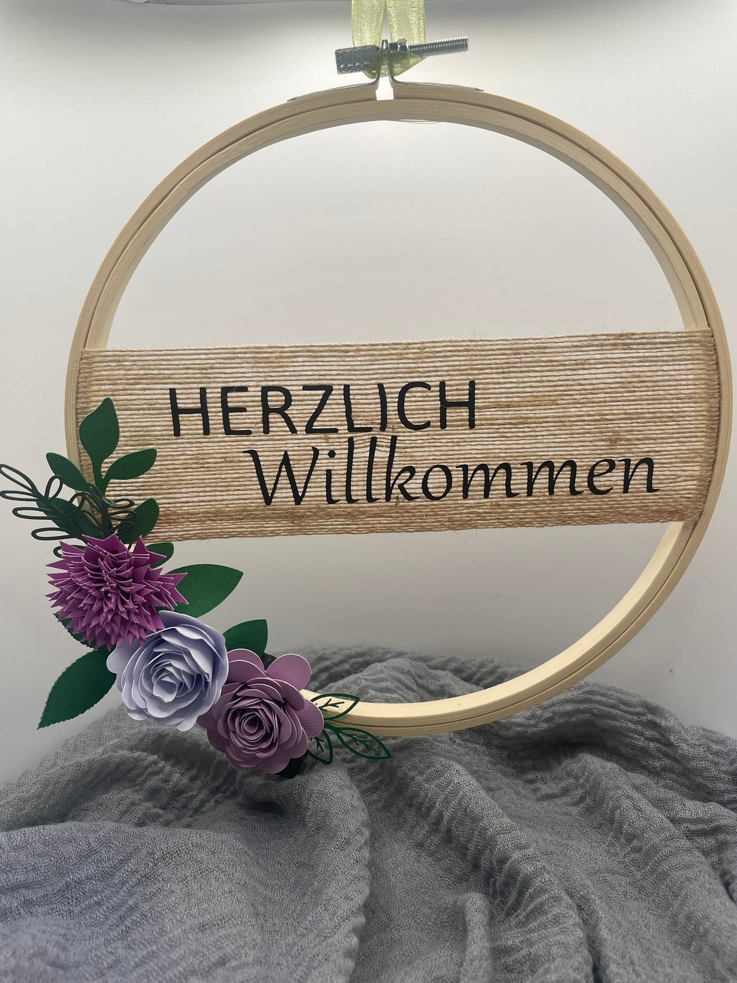 „Blütenkranz – Willkommen & Hereinspaziert“