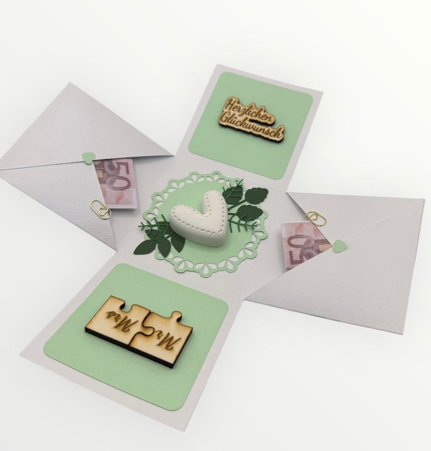 💌 „Explosionsbox Hochzeit – Puzzle der Liebe“