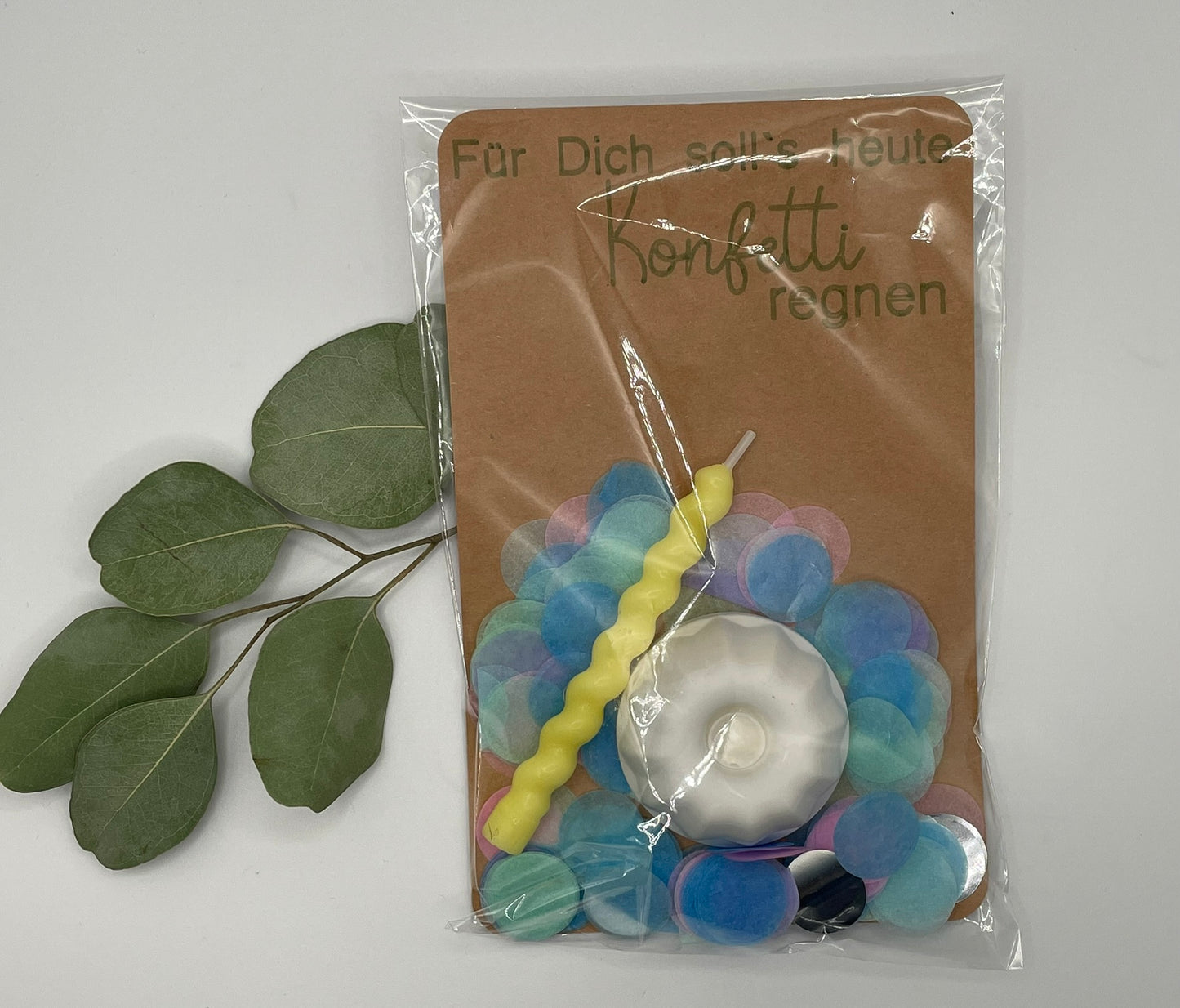 🎉 Mini-Partyset „Konfetti-Regen“ – Für Dich soll’s heute Konfetti regnen 🎊💛