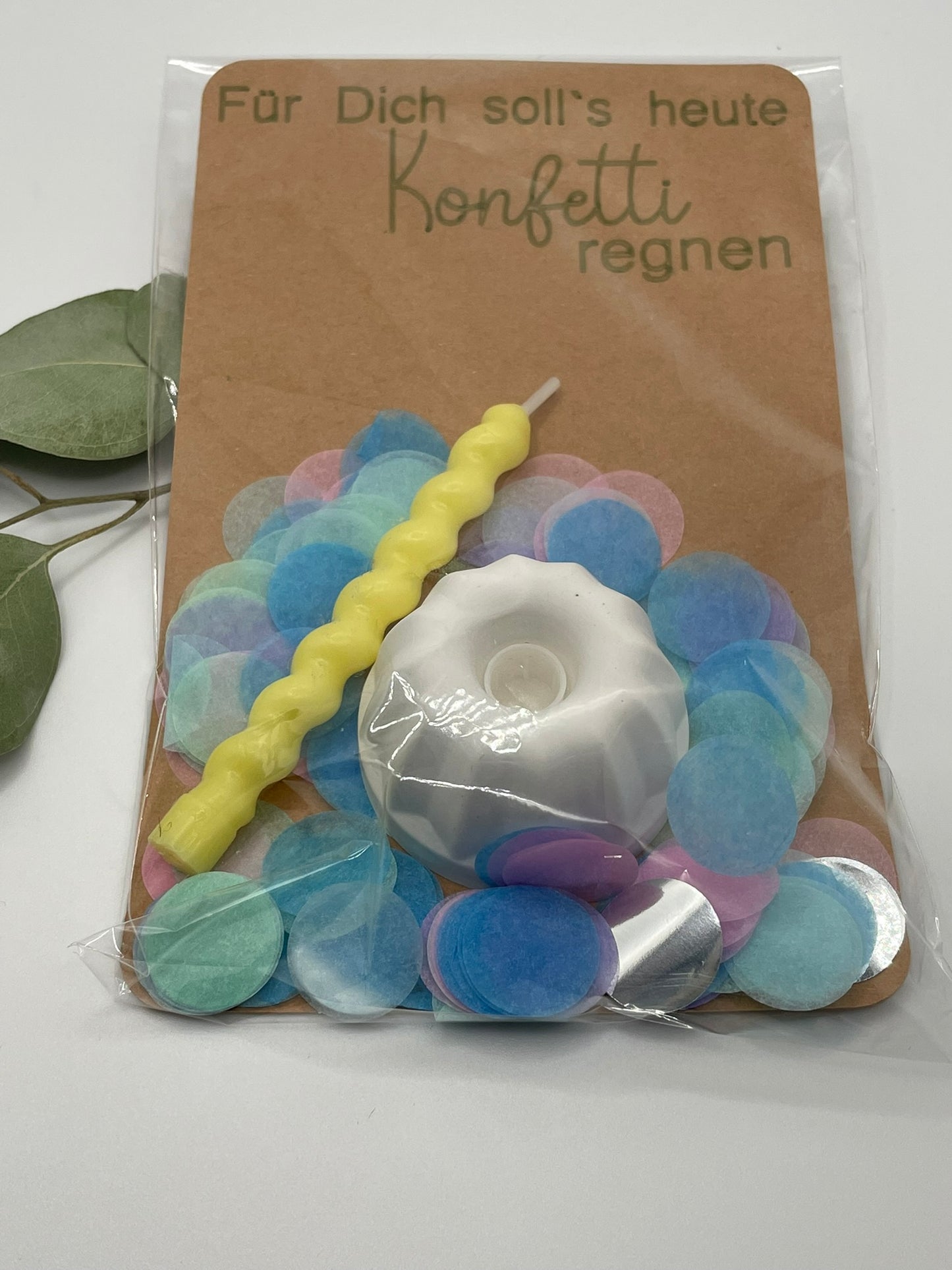 🎉 Mini-Partyset „Konfetti-Regen“ – Für Dich soll’s heute Konfetti regnen 🎊💛