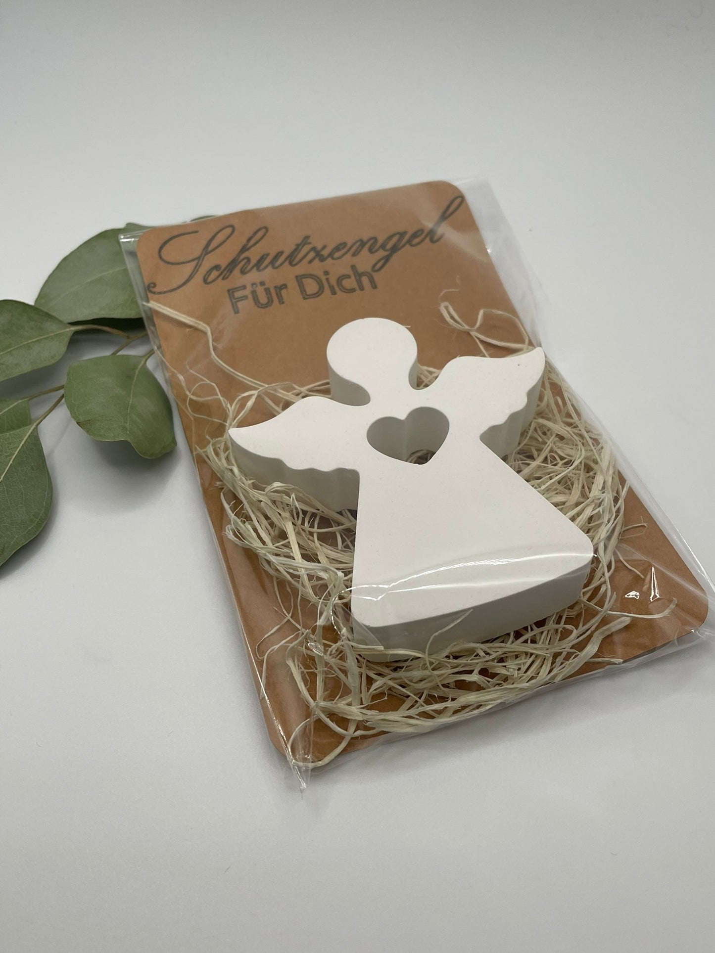 😇 Schutzengel aus Gips – „Für Dich“ 🤍✨